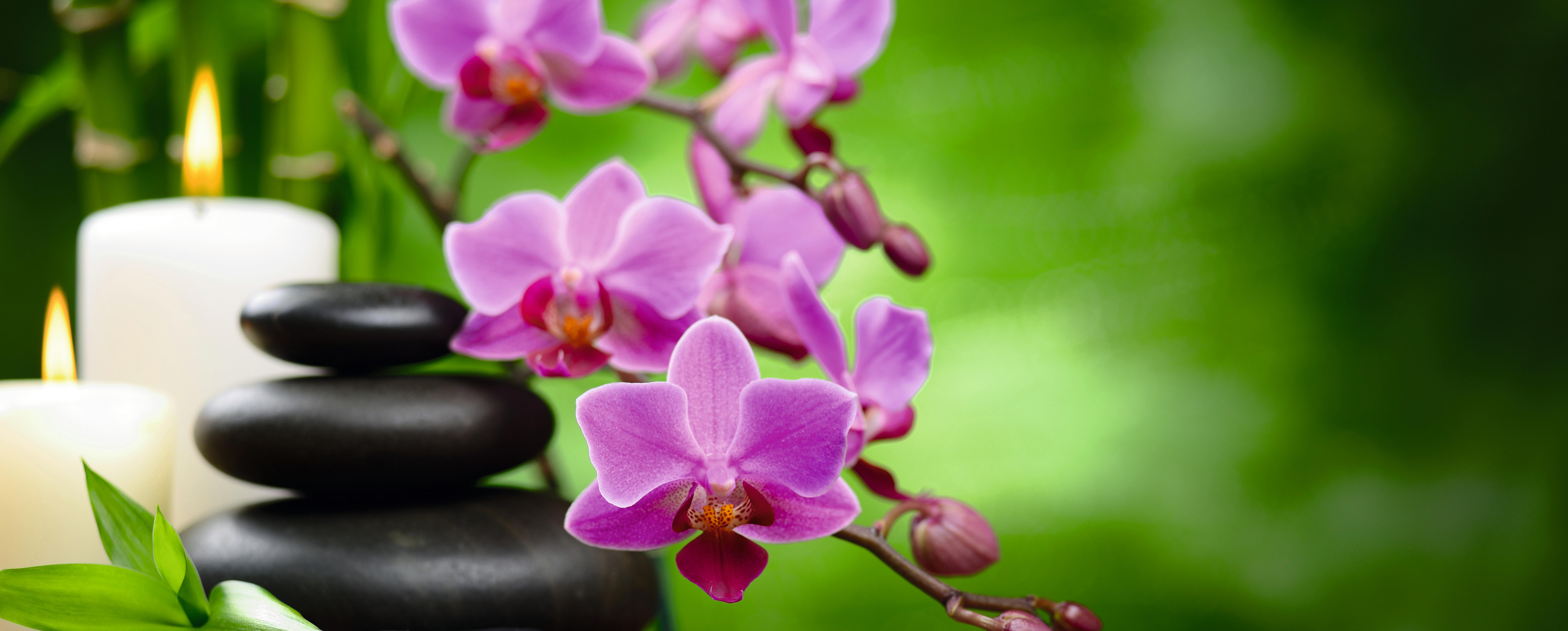 Infrarot Heizung 800 W Orchidee 40x100 Cm - Multicolor, MODERN, Stein (40/100/2cm) - marmony