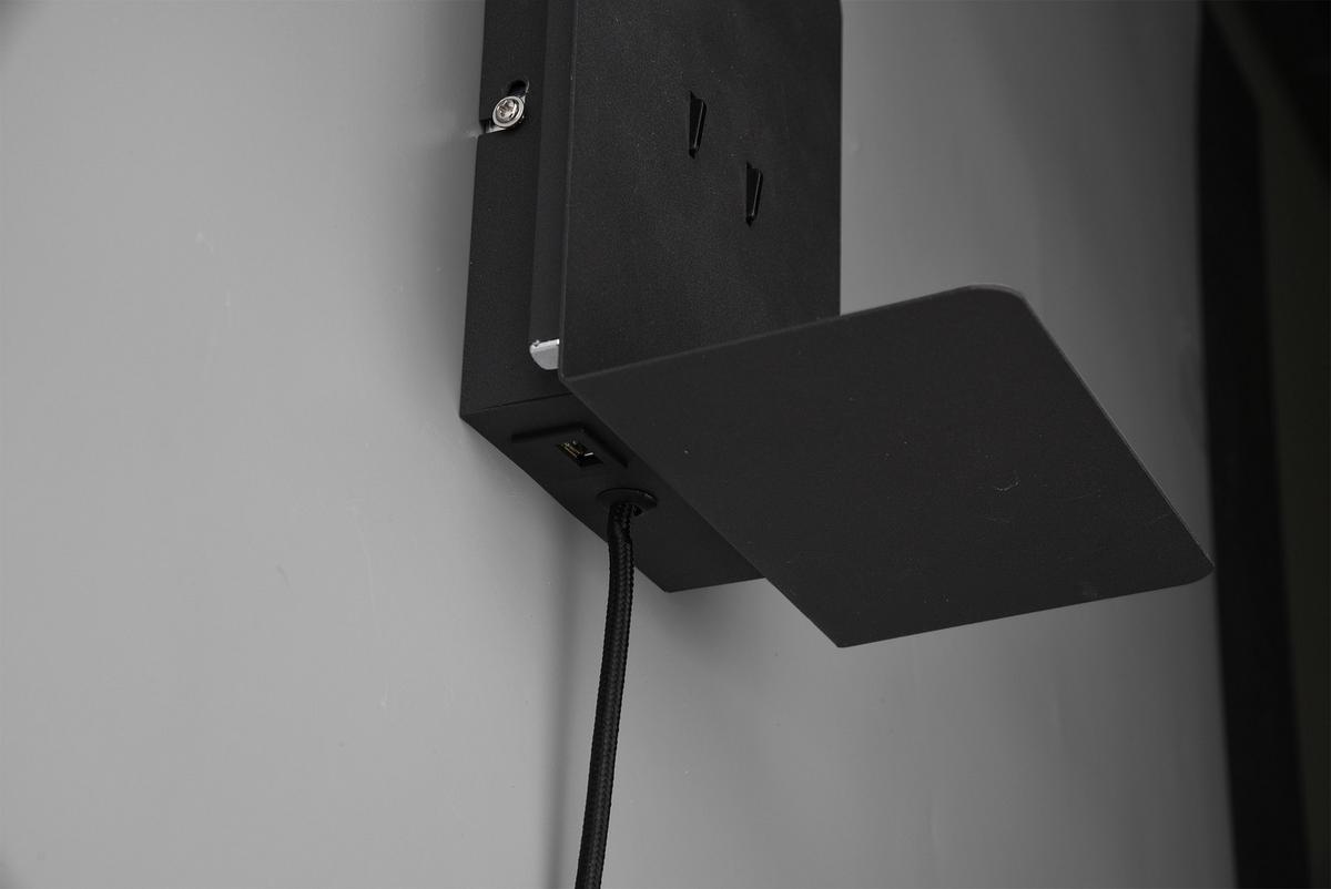 LED-Wandleuchte 222570232 Element - Schwarz, Basics, Metall (20/16/14cm) - Trio Leuchten