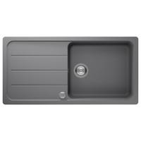 Spüle Austin Grau B: 100 Cm - Grau, Design, Stein (100/20/50cm) - Respekta