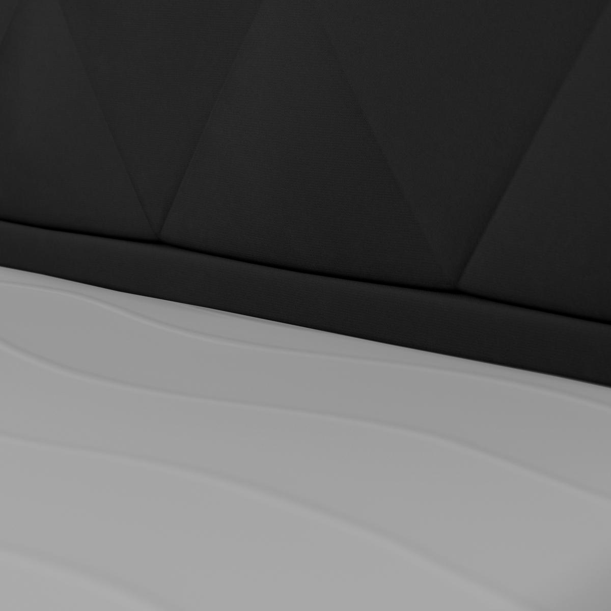 Boxspringbett mit Bettkasten Porto 180x200 cm Schwarz - Schwarz, MODERN, Holzwerkstoff/Kunststoff (180/200cm) - MID.YOU