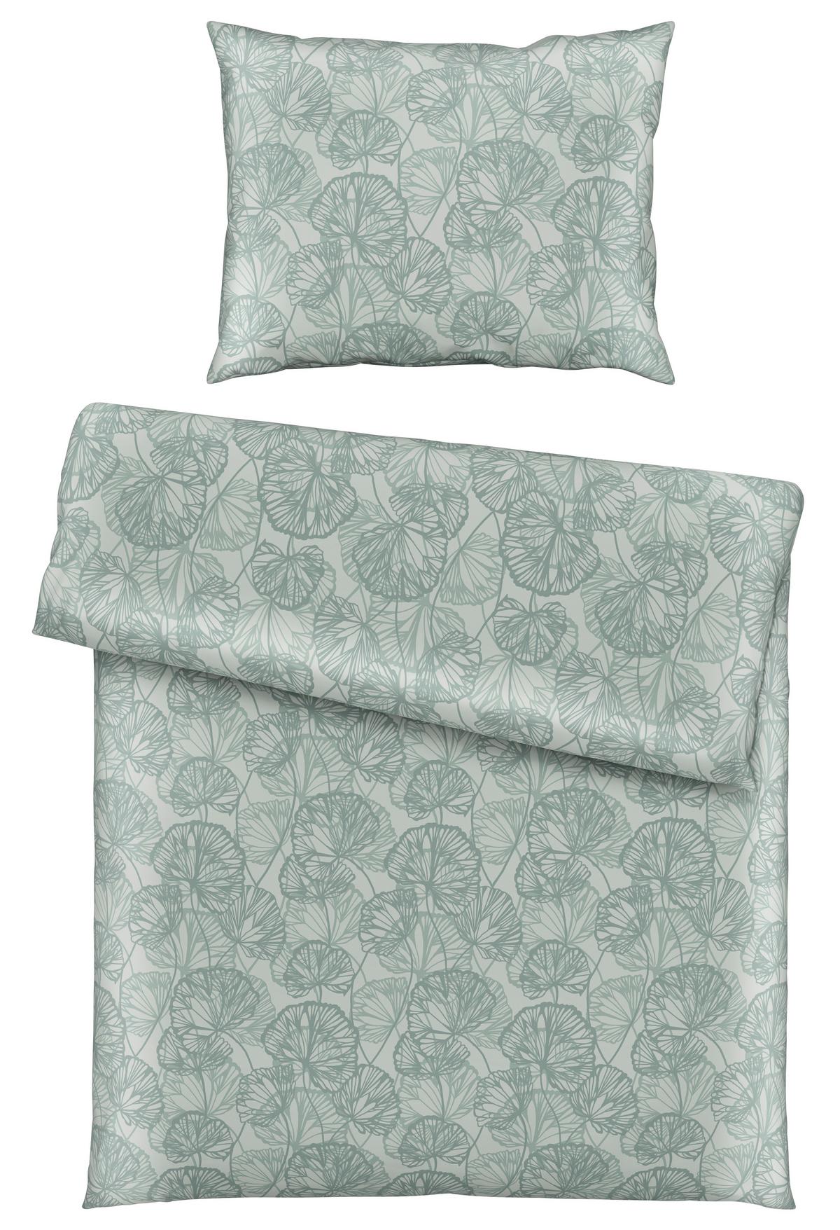 Povlečení Ethens, 70/90 140/200cm - zelená, textil (140/200cm) - Modern Living