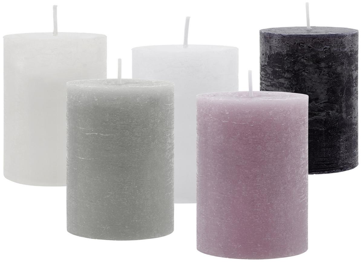 VALCOVÁ SVIEČKA LIA - biela, Modern (6,8/9cm) - Premium Living