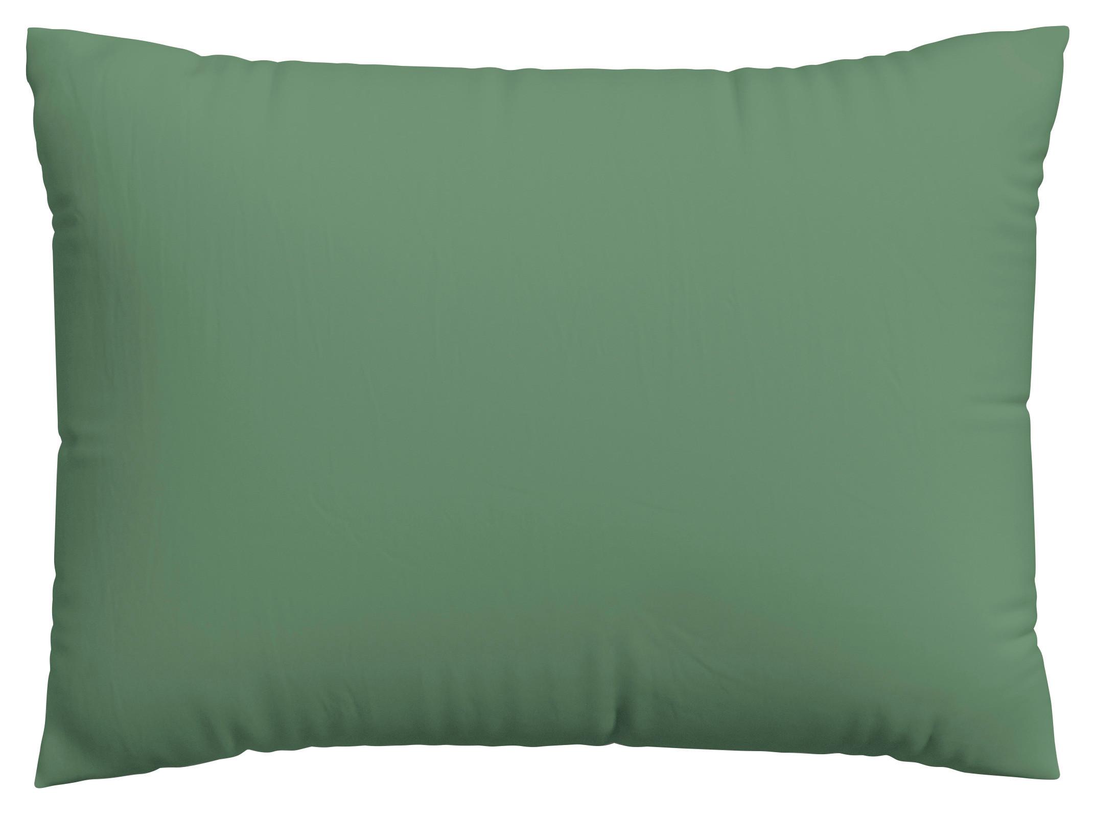 KOPFPOLSTERBEZUG EASY JERSEY - Grün, Basics, Textil (60/80cm) - Schlafgut