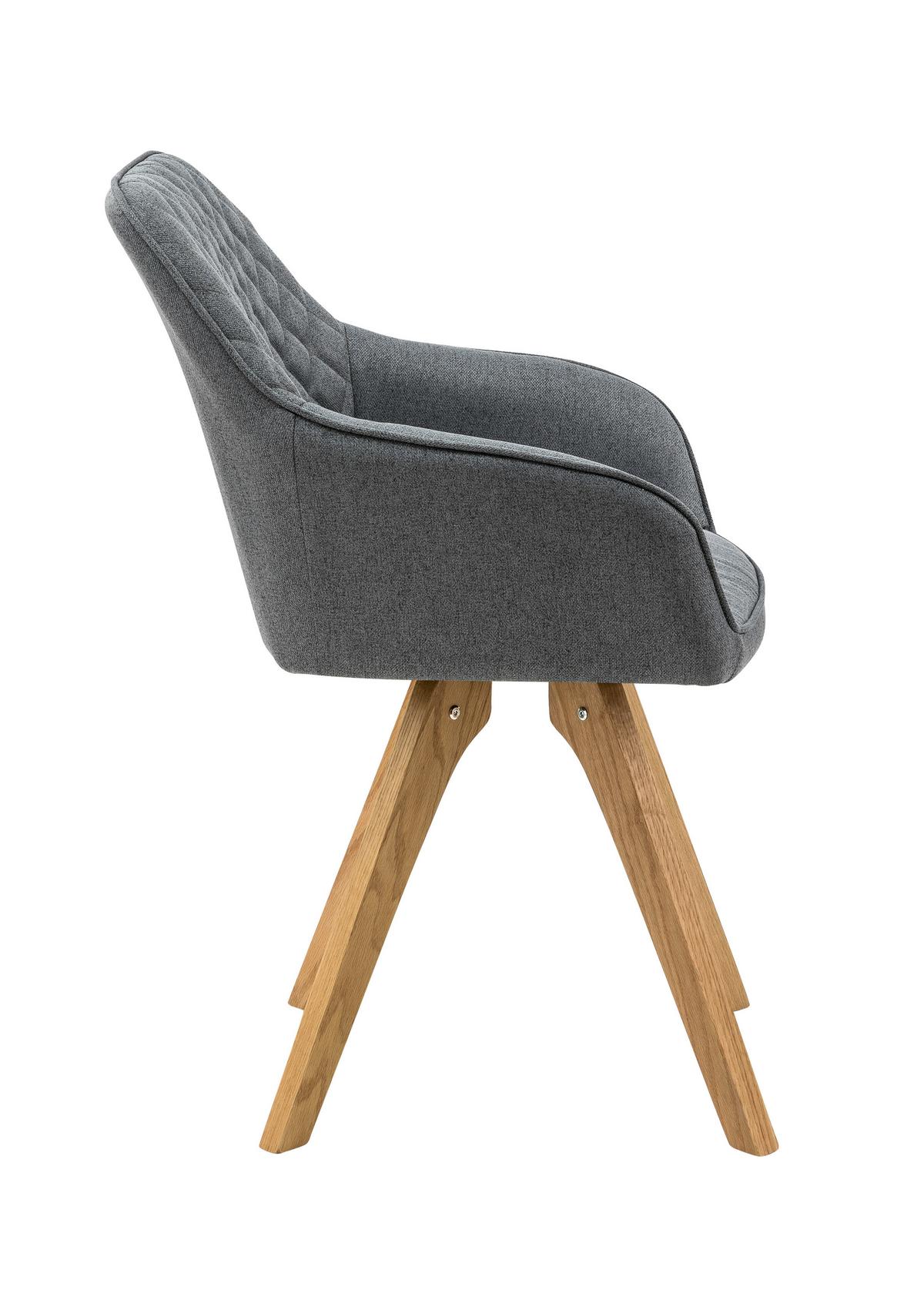 Tischgruppe Weiß/Grau/Naturfarben B: 160cm - Naturfarben/Weiß, MODERN, Holz/Holzwerkstoff (160/90/76cm) - Livetastic