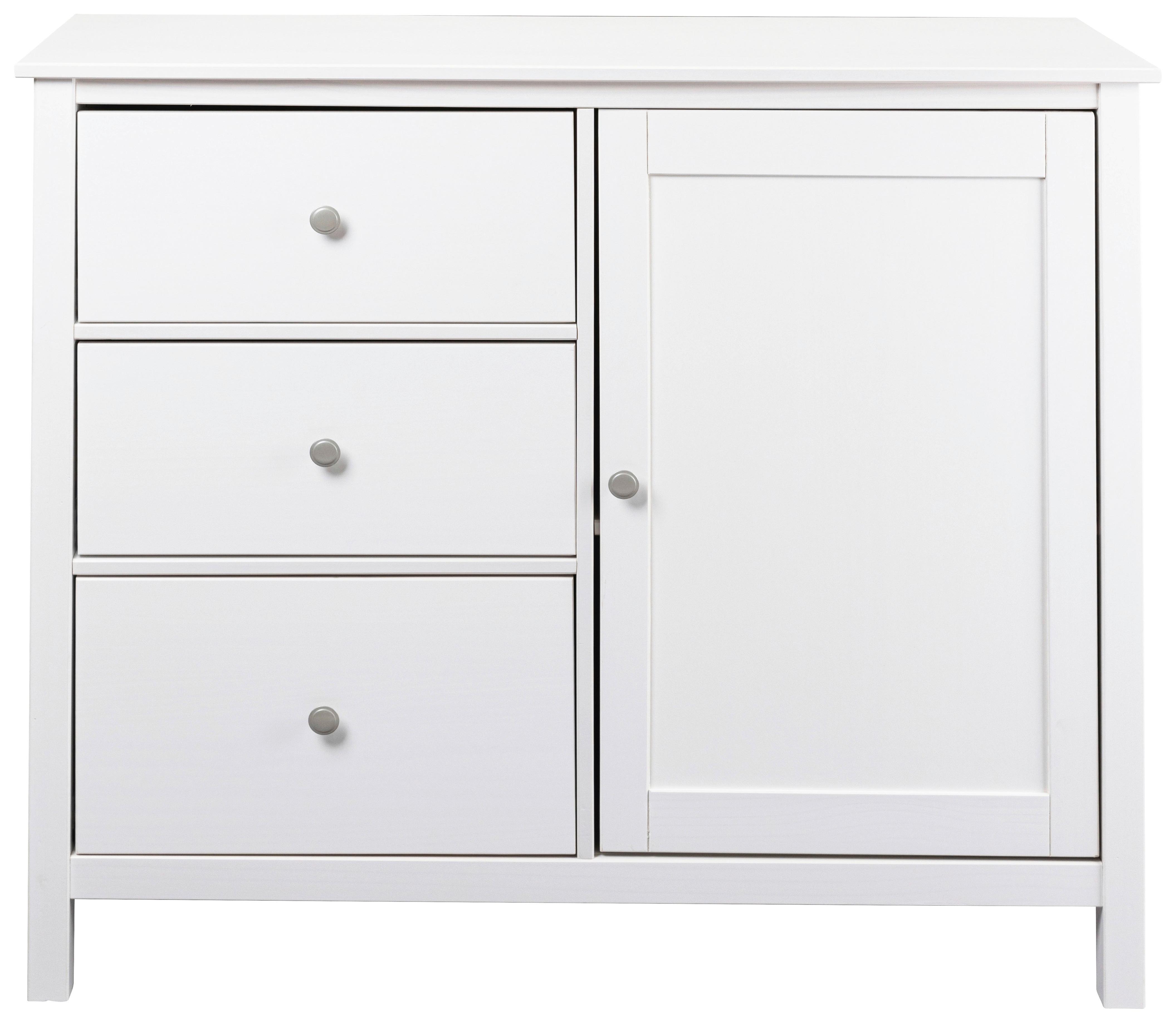 Kommode Chilly Home - Weiß, Design, Holz (110/96/40cm) - Livetastic