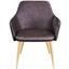 Stuhl Betty Lederlook Anthrazit - Anthrazit/Braun, MODERN, Textil/Metall (51/86/55cm) - Ombra Stuhl Betty Lederlook Anthrazit - Anthrazit/Braun, MODERN, Textil/Metall (51/86/55cm) - Ombra