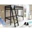 Hochbett Matthias 90 90x200 cm - Dunkelgrau, Basics, Holz (90/200cm) - Livetastic Hochbett Matthias 90 90x200 cm - Dunkelgrau, Basics, Holz (90/200cm) - Livetastic