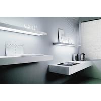 Wandboard Sushi Led - Edelstahlfarben, MODERN, Glas/Metall (60/3,3/20cm) - HKT