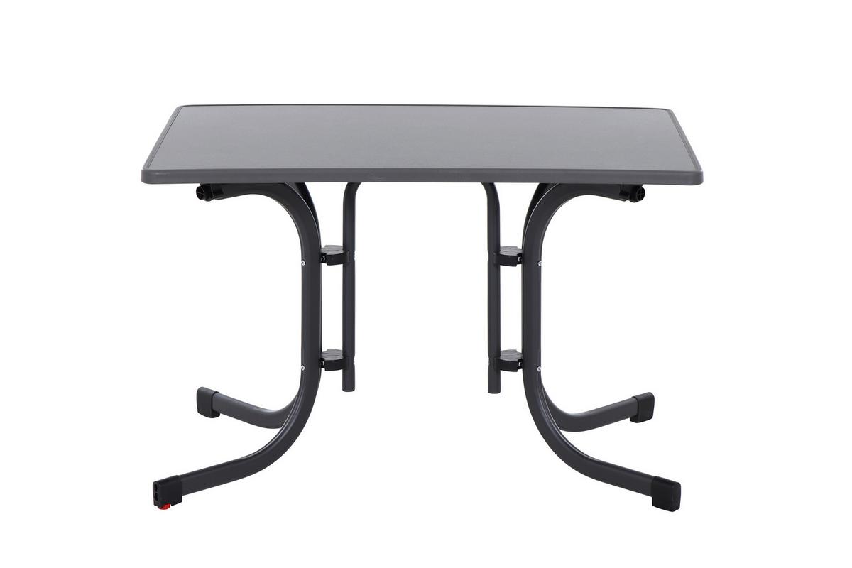 Gartenklapptisch N61377 - Anthrazit, KONVENTIONELL, Holzwerkstoff/Metall (110/70/71cm) - Siena Garden