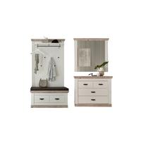 Garderoben Florenz Pinienfarben/Hllbraun 224 cm - Hellbraun/Pinienfarben, Design, Holzwerkstoff (224/201/45cm) - MID.YOU