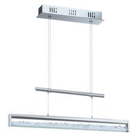 Hängeleuchte 93625* Cardito 1 - Klar/Chromfarben, LIFESTYLE, Glas/Metall (70/8/130cm) - Eglo
