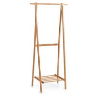 Kleiderständer Bambus BxHxT: 73,5x44,5x159 cm - Naturfarben, Basics, Holz (73,5/44,5/159cm) - Zeller Present