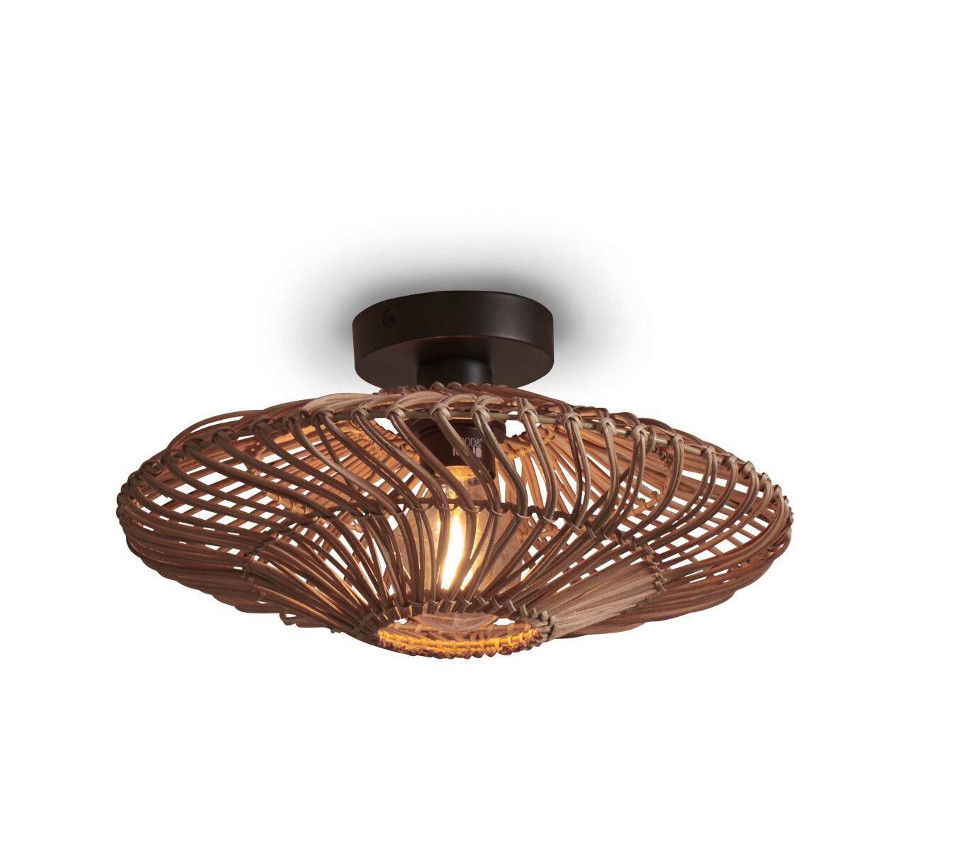 Deckenleuchte Zanzibar/C/4012/N - Naturfarben, Trend, Naturmaterialien (40/12cm) - Good & Mojo