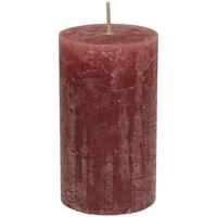 VÁLCOVÁ SVÍČKA Li - růžová, Moderní (6,8/12cm) - Premium Living