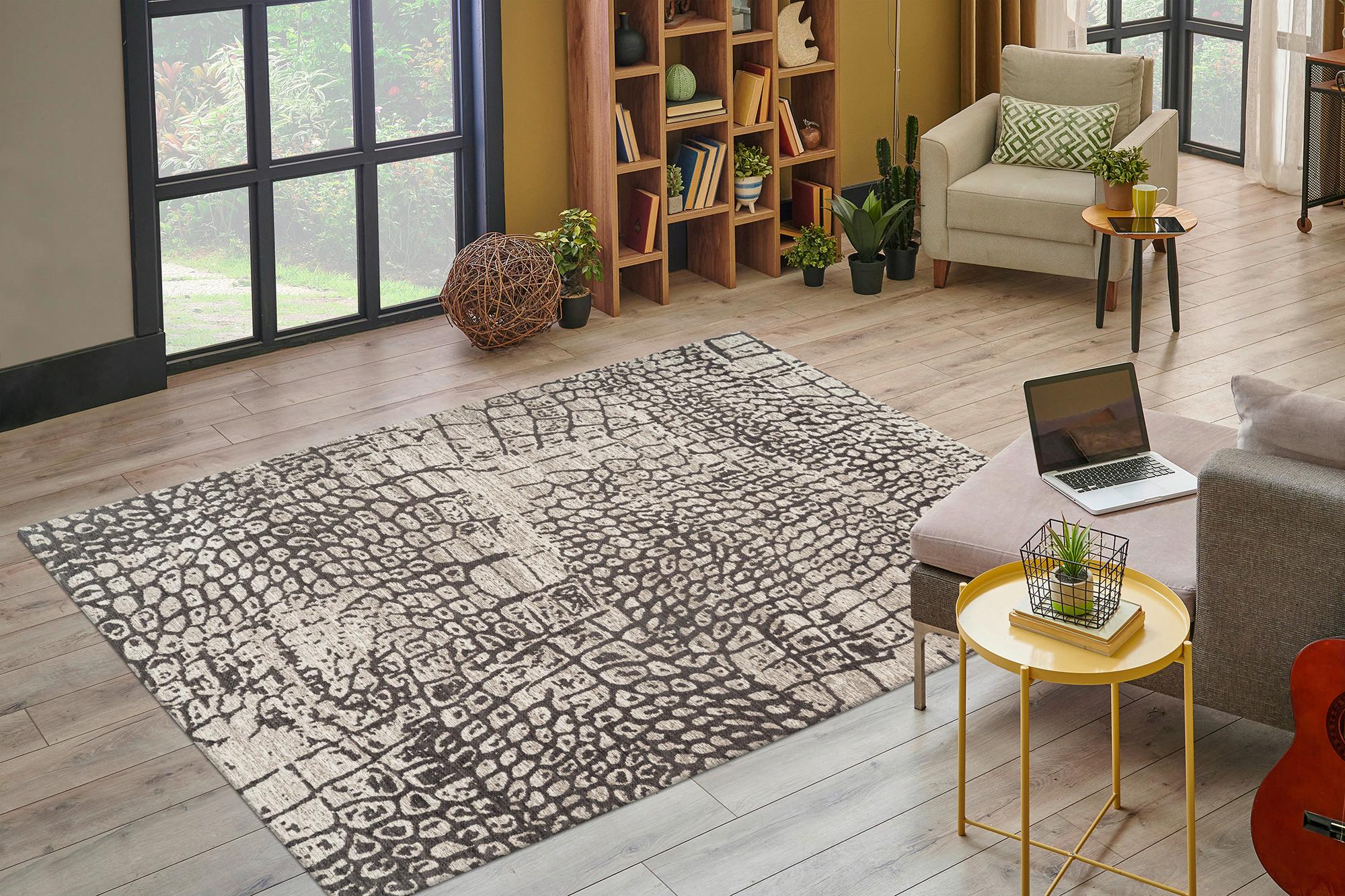 Flachwebeteppich Davio 300 - Grau, KONVENTIONELL, Textil (80/150cm)