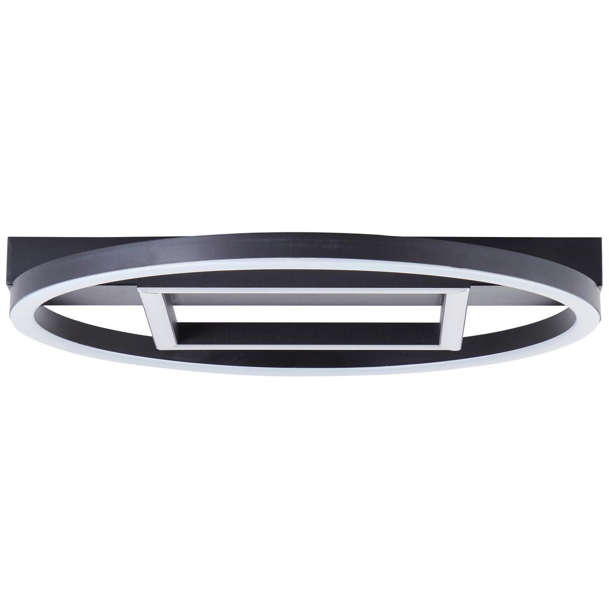 LED-Paneel G99928a06 Maureen - Schwarz, Design, Kunststoff/Metall (5/37/37cm) - Brilliant