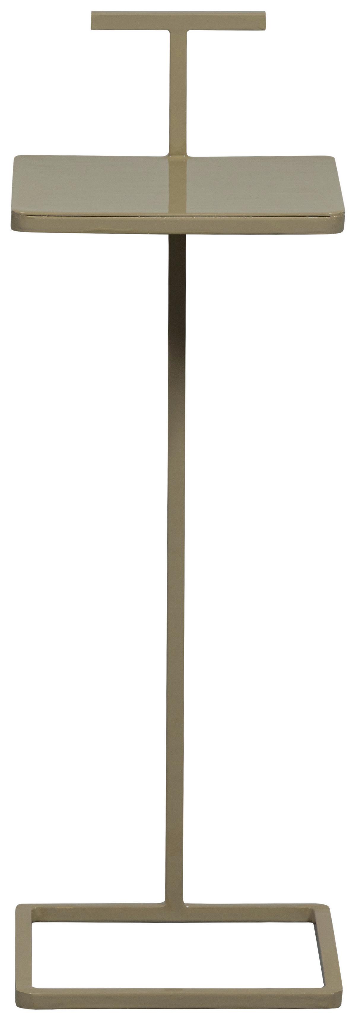 Beistelltisch Toste Sandfarben B: 22 cm - Sandfarben, Design, Metall (22/22/64cm) - Livetastic