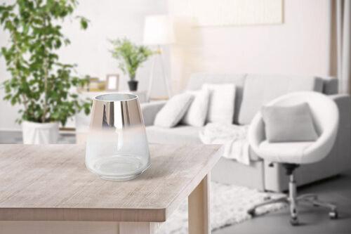 Vase Saigon Bauchig Glas Roségold H: 18,5 Cm - Goldfarben, Design, Glas (16/18,5/16cm) - Kayoom