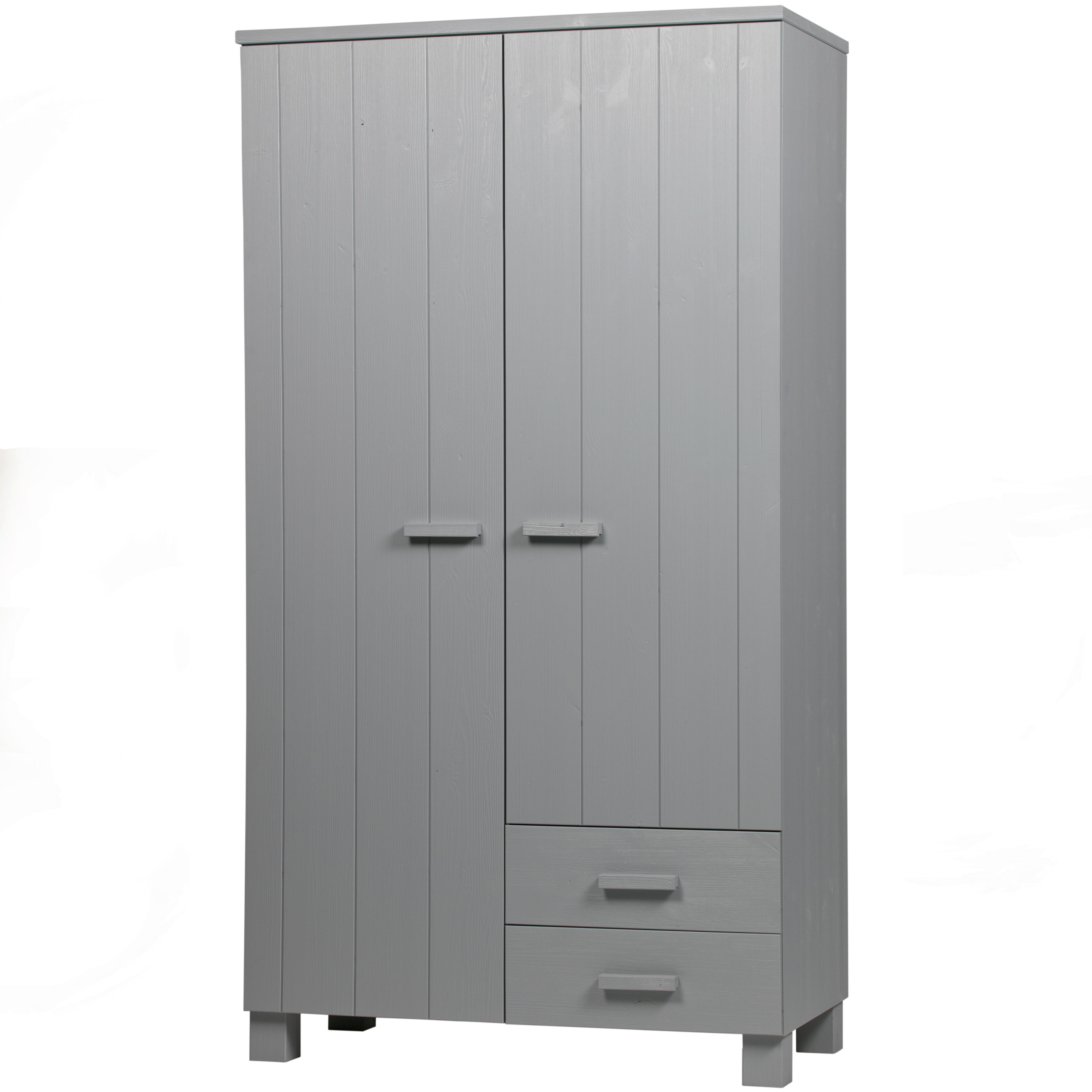 Garderobenschrank Dennis Grau B: 111 cm