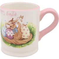 Kaffeebecher Wendy - Pink/Braun, KONVENTIONELL, Keramik (8,5/9,5cm) - Luca Bessoni