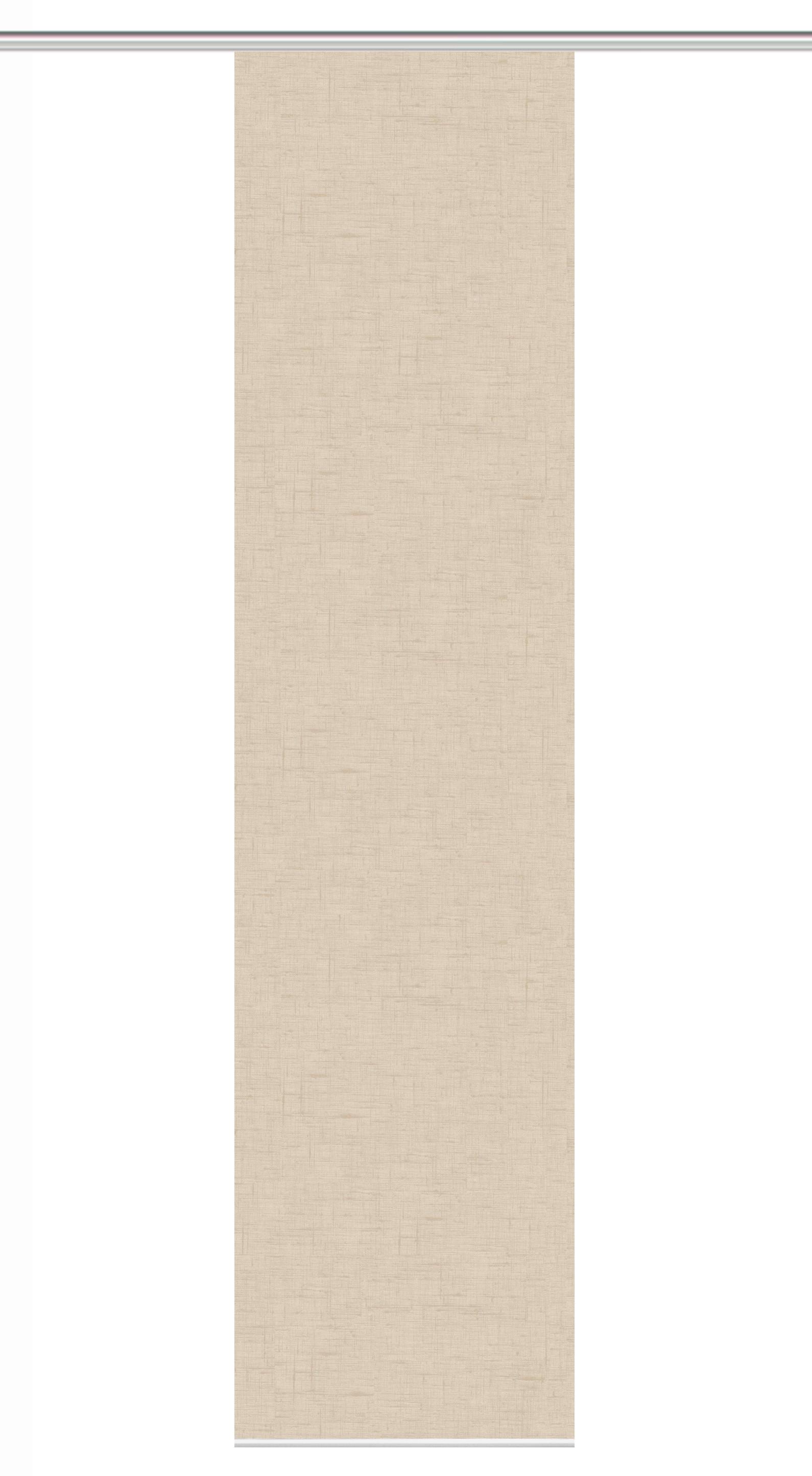 Flächenvorhang Pive - Sandfarben, Basics, Textil (60/260cm)