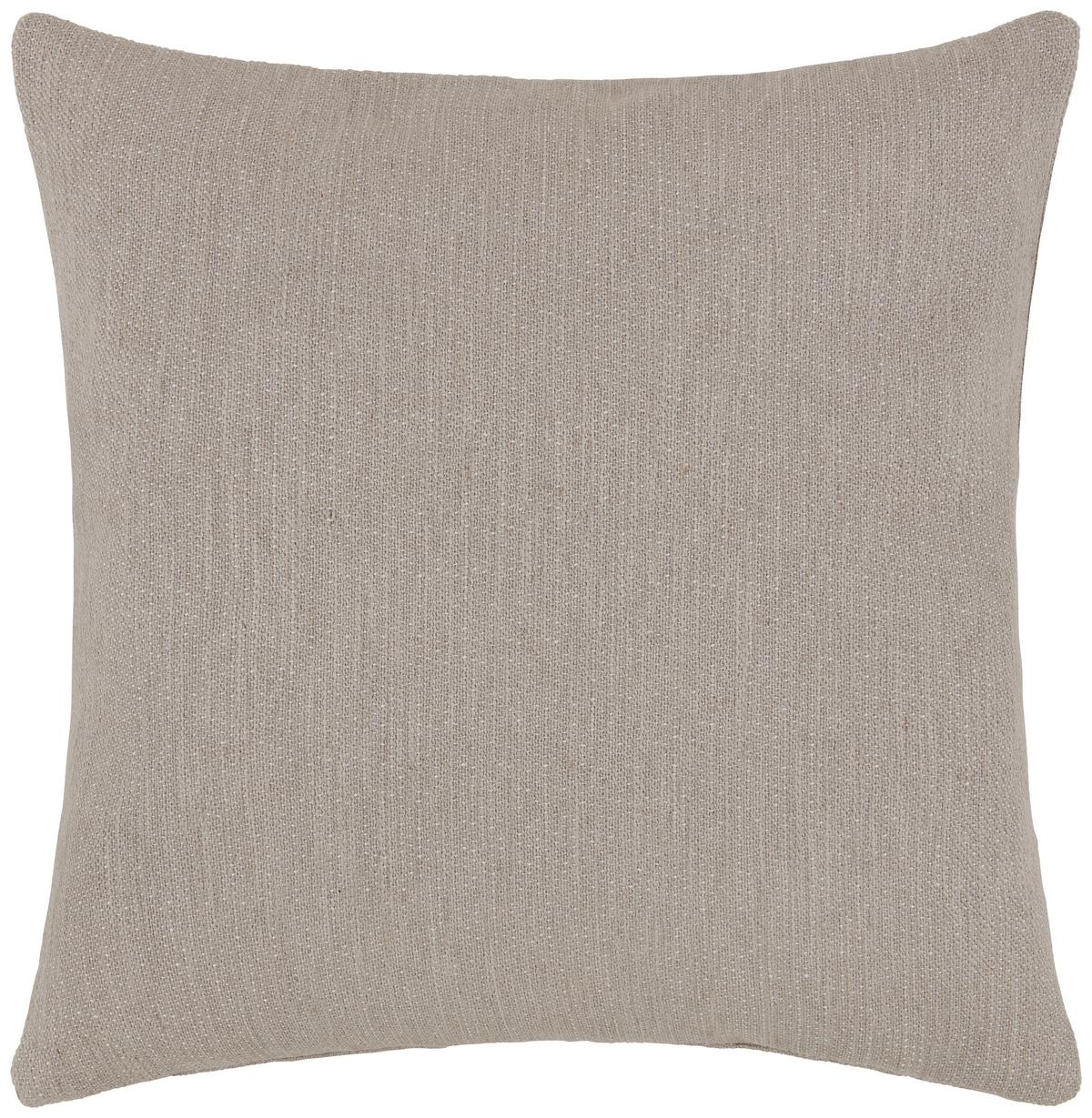 Potah na polštář Kerstin, Š/D: 48/48cm - šedohnědá, Basics, textil (50/50cm) - Premium Living