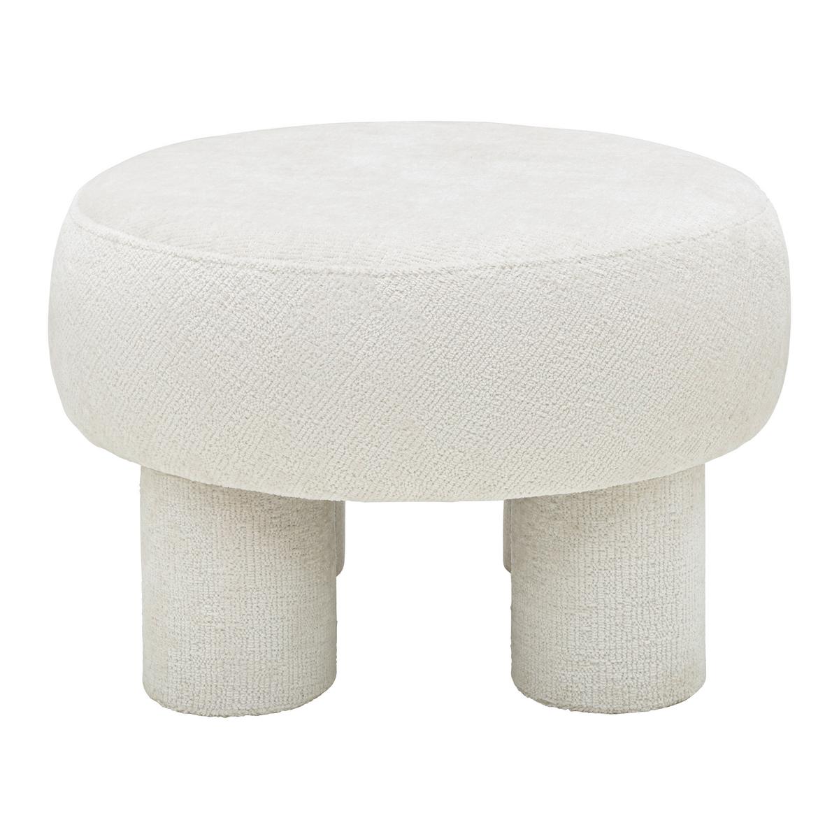 Taburetka TRENT béžová ženilka, max. 120 kg - béžová, Lifestyle, kompozitné drevo/textil (51/32cm) - Mömax