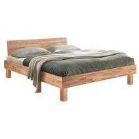 Bett Forti, Kernbuche 200x200 cm - Buchefarben/Kernbuche, Natur, Holz (200/200cm) - Hasena