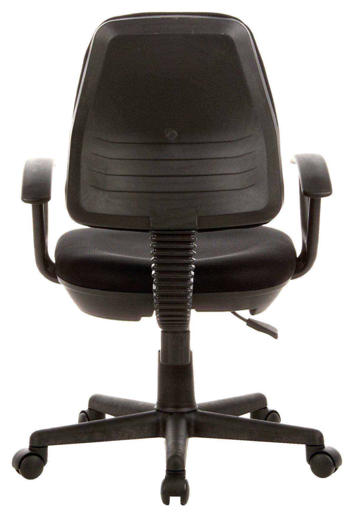 Drehstuhl City 10 Schwarz - Schwarz, MODERN, Kunststoff/Textil (57/106/44cm) - MID.YOU