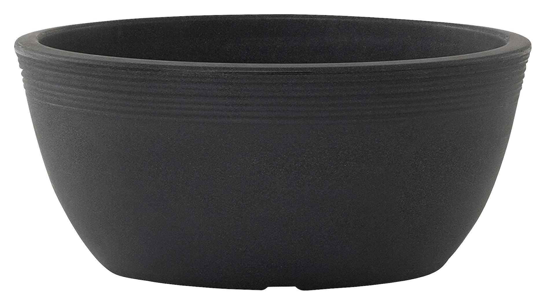 Pflanzentopf Anthrazit D: 48 cm - Anthrazit, Basics, Kunststoff (48/22cm) - Siena Garden