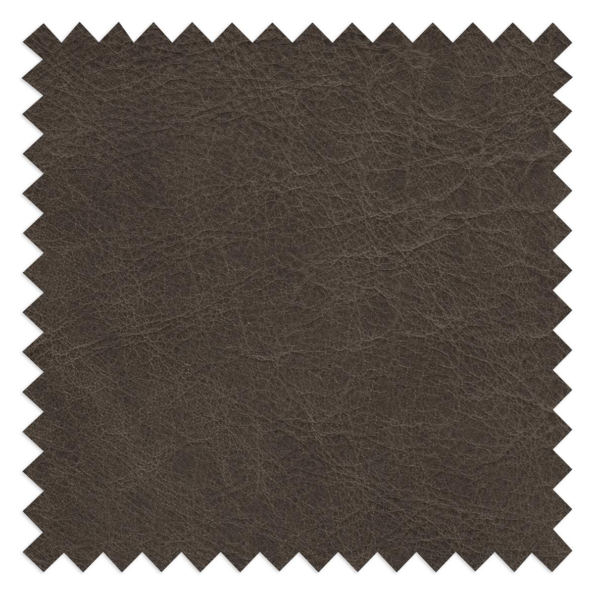 3-Sitzer-Sofa Spring, Fango B: - Fango/Schwarzchrom, Design, Leder (187/85/92cm) - Livetastic