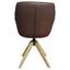 Drehstuhl Belluno Lederlook Braun - Eichefarben/Braun, MODERN, Holz/Textil (60/88/57,5cm) - Luca Bessoni Drehstuhl Belluno Lederlook Braun - Eichefarben/Braun, MODERN, Holz/Textil (60/88/57,5cm) - Luca Bessoni