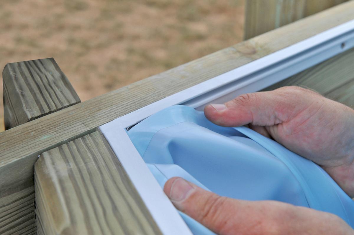 Pool-set Mint - Anthrazit, KONVENTIONELL, Metall (1010/418/146cm) - Gre