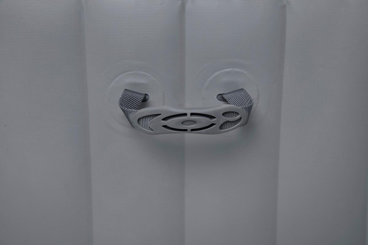 Whirlpool Aufblasbar Ø 180 X H 66 cm - Grau, MODERN, Kunststoff/Metall (180/66cm) - Bestway