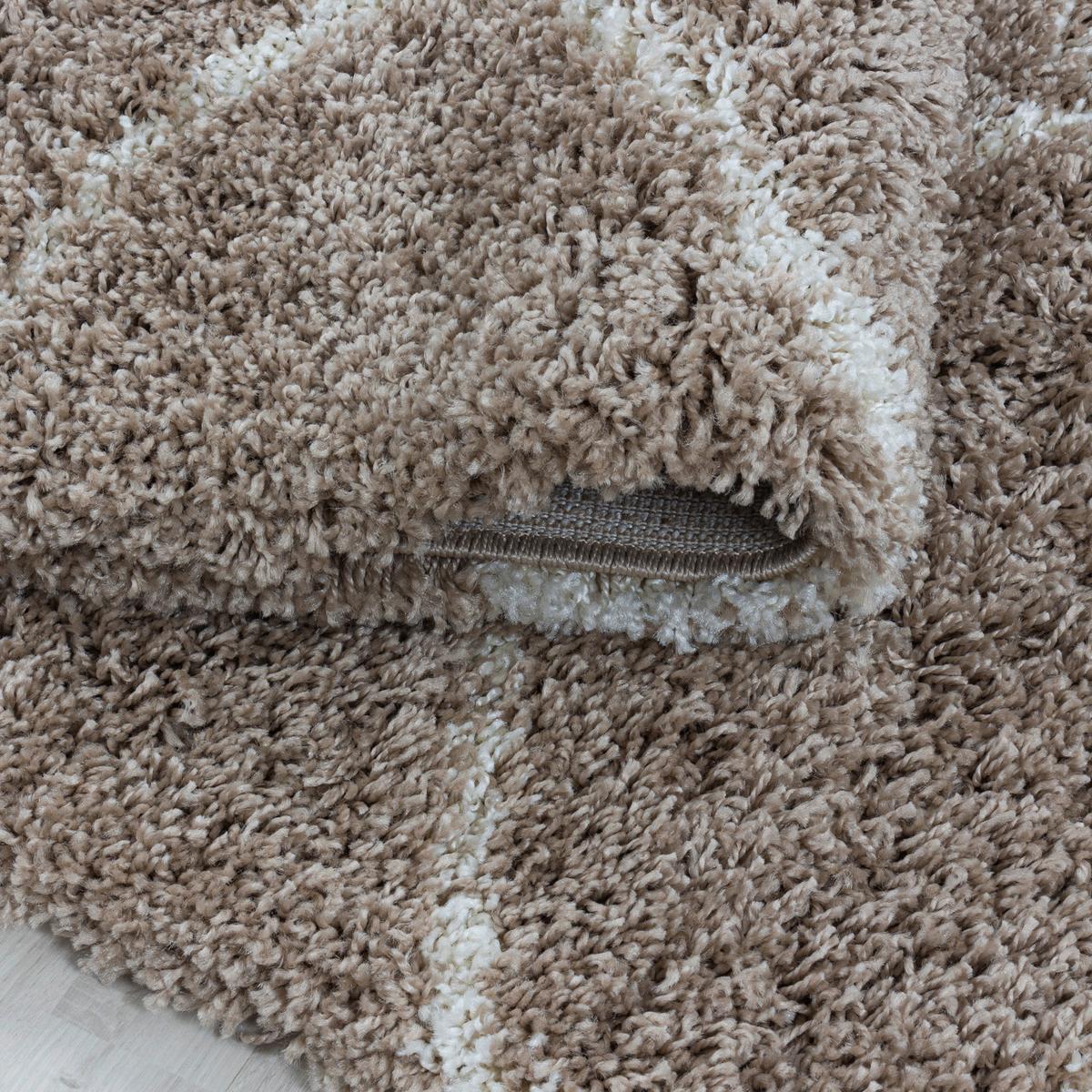 Webteppich Beige Naturfaser Salsa 120x170 cm - Beige, Design, Textil (120/170cm)