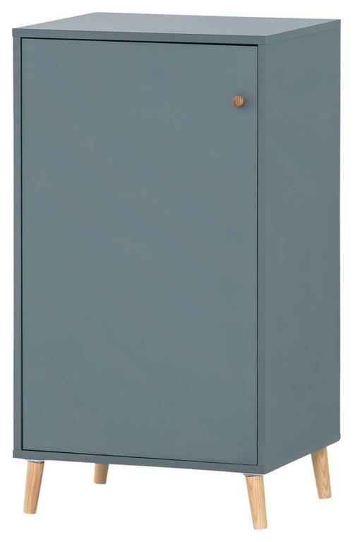 Aktenschrank Serie 500 Blau B: 50,95 cm - Blau, MODERN, Holzwerkstoff (50,95/92,6/41cm) - MID.YOU
