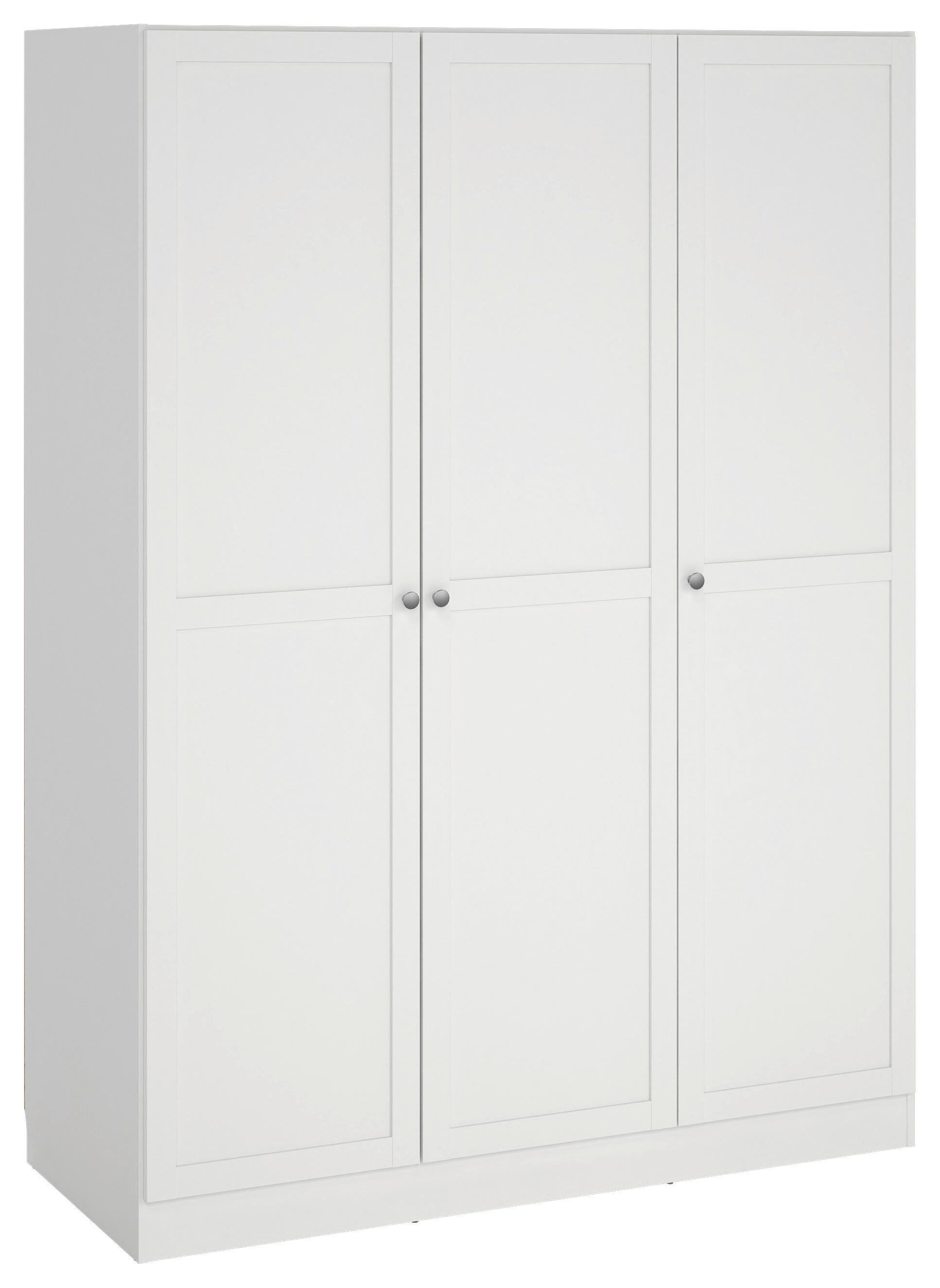 Drehtürenschrank 147cm Billund Weiß