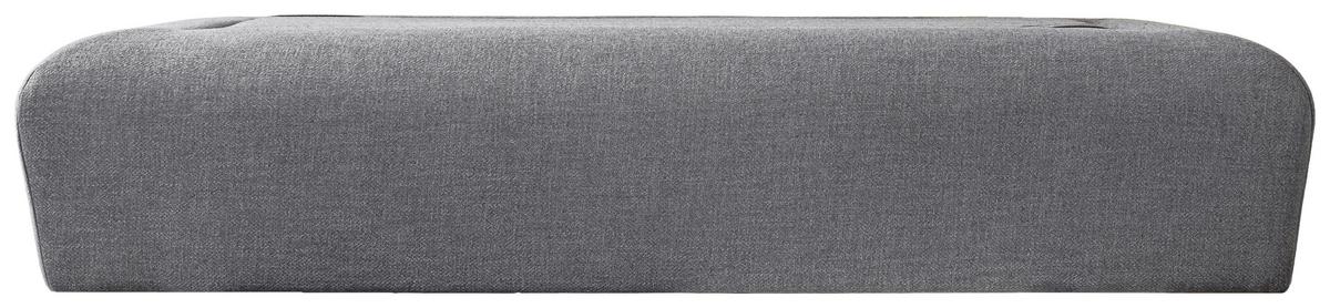 Modulárny taburet s úložným priestorom MIU MAGIC, sivý - sivá, Basics, drevo/kompozitné drevo (192/44/97cm)