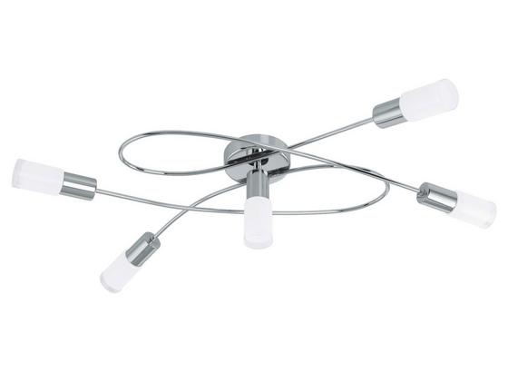 LED-Deckenleuchte Saragossa - Weiß/Nickelfarben, MODERN, Glas/Metall (72,5/41,5/16,5cm) LED-Deckenleuchte Saragossa - Weiß/Nickelfarben, MODERN, Glas/Metall (72,5/41,5/16,5cm)