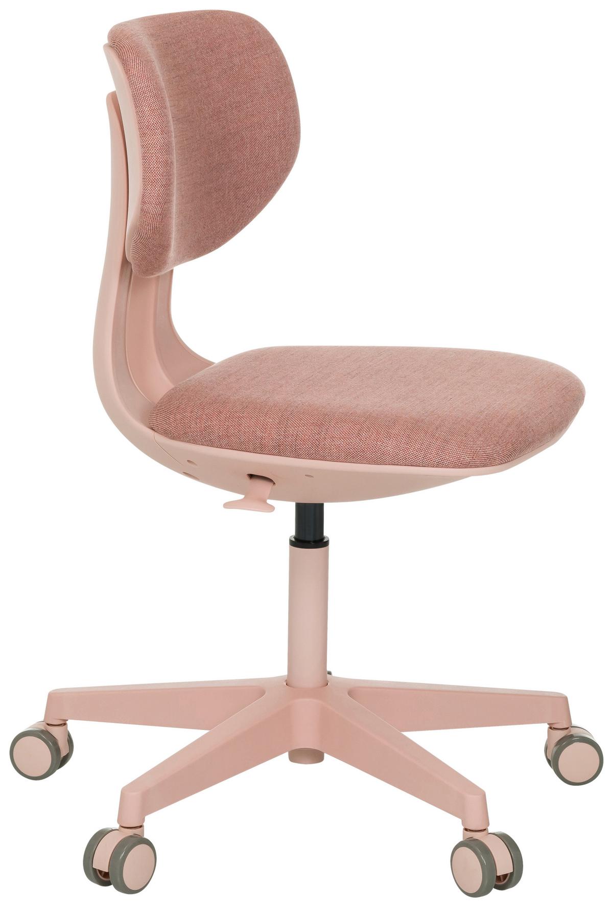 Jugenddrehstuhl Kid Colore Rosa B: 51 cm - Rosa, MODERN, Kunststoff/Textil (51/72- 87/51cm) - MID.YOU