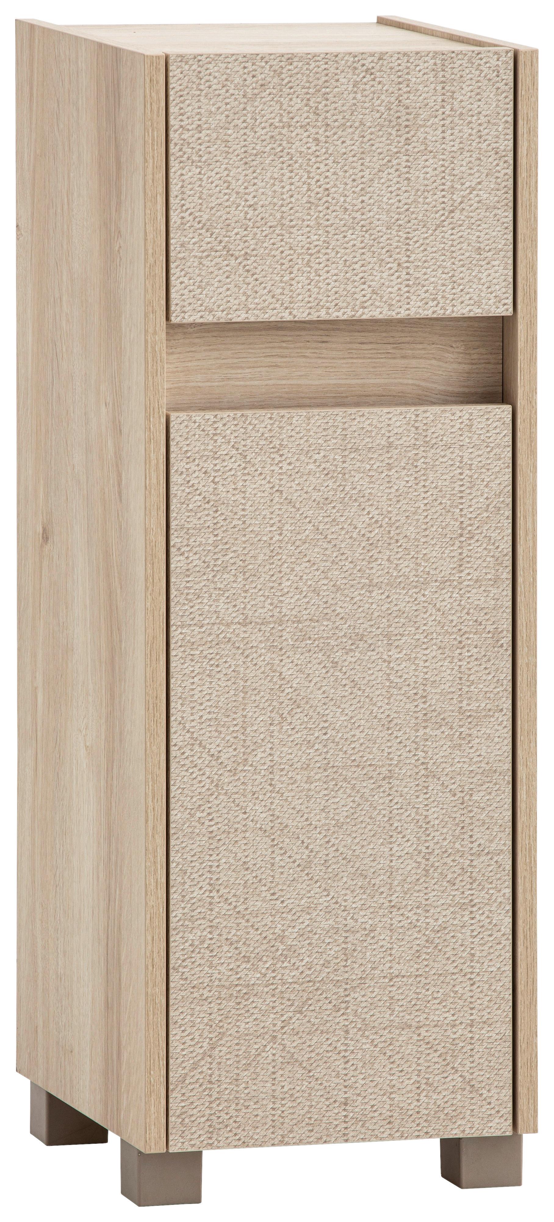 Midischrank Sander Beige/Eiche Dekor B: 30,2cm