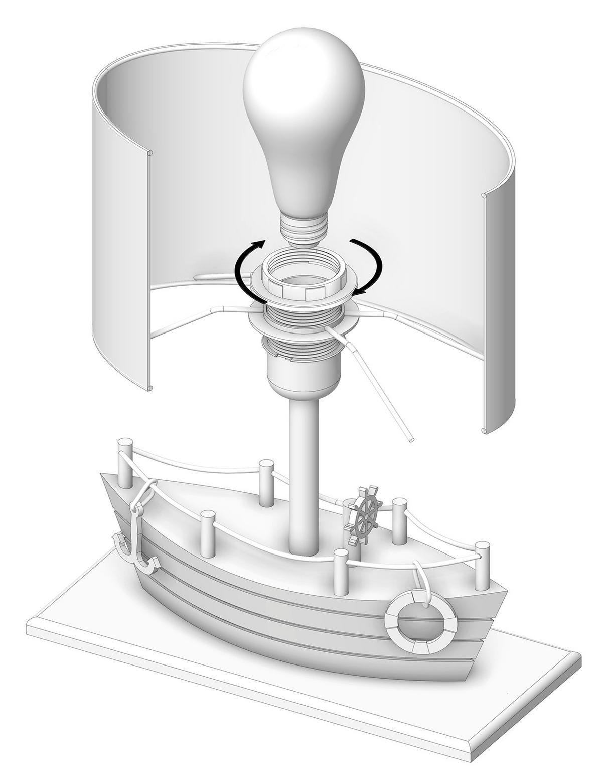 Lampe für ein Kind. LKW - Sparschwein 4112425