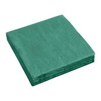 Ubrousek XMAS - zelená, Konvenční, papír (33/33cm)