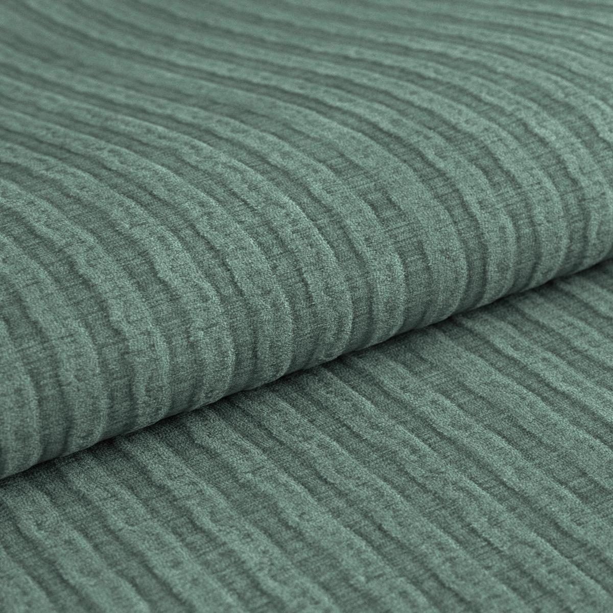Ecksofa Mit Schlaffunktion Gemini Grün 312x234 Cm - Chromfarben/Dunkelgrün, KONVENTIONELL, Textil (312/234cm)