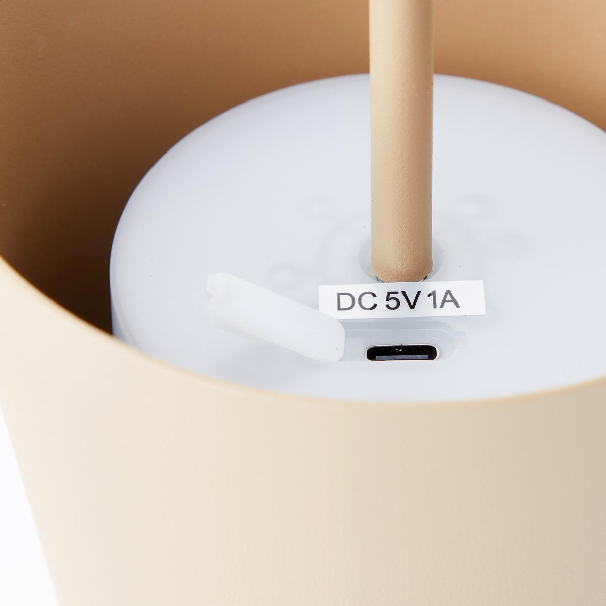 Akku-tischleuchte G90939/18 Kaami - Cappuccino, Basics, Kunststoff/Metall (10/37cm)