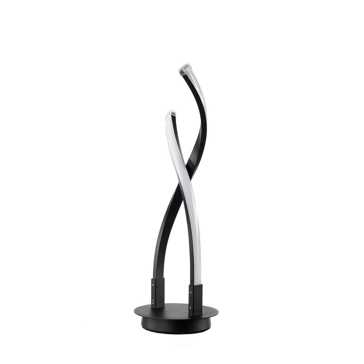 LED-Tischleuchte 4948/Ln - Schwarz, Design, Kunststoff/Metall (18/50cm)