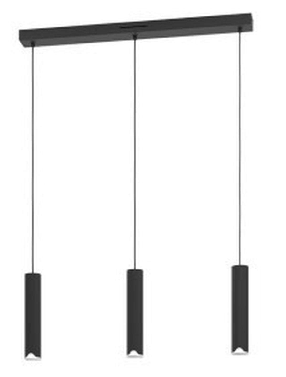 HÄNGELEUCHTE BALAMORTA-Z - Schwarz, MODERN, Metall (78/110/5,5cm) - Eglo