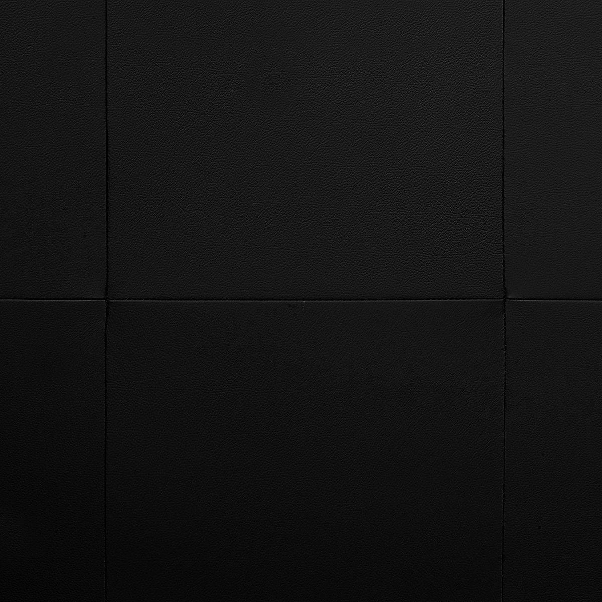Schlafsofa Oslo Schwarz B: 205 cm - Schwarz, Design, Leder (205/92/85cm) - Livetastic