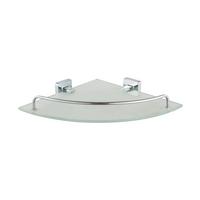 Üveg Sarokpolc Polc Solo 4110c - Konventionell, Üveg/fém (34/4,5/24cm)