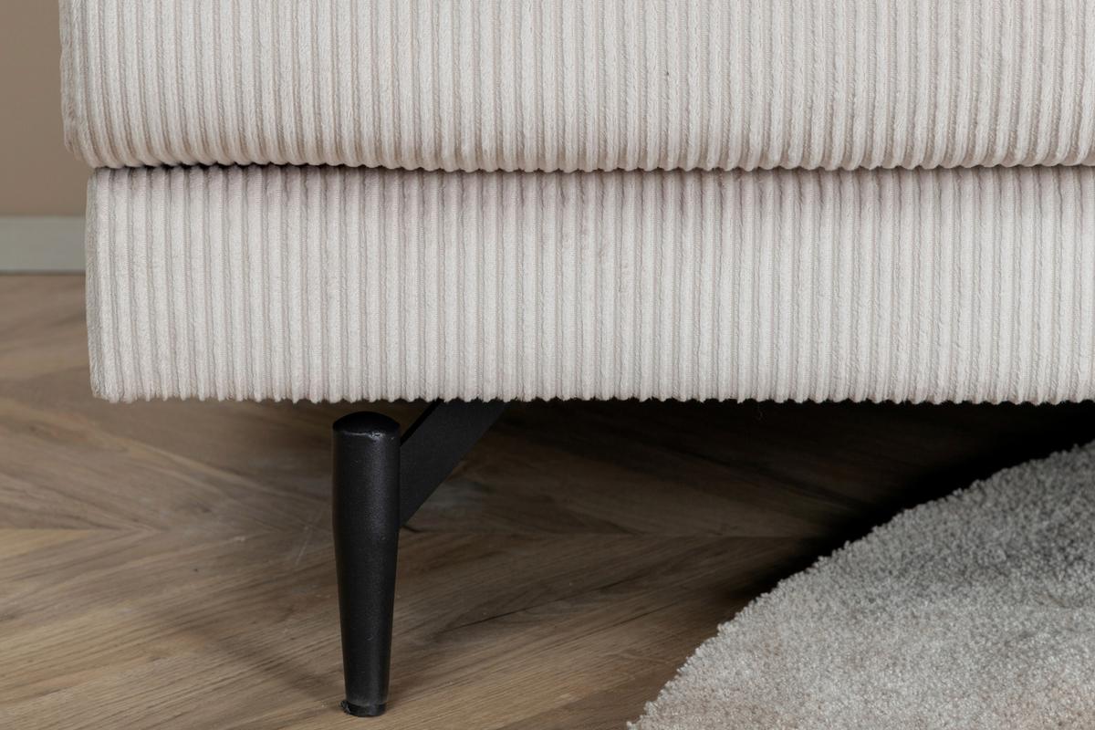 Sessel Sofia - Beige, Design, Textil/Metall (104/82/92cm) - Livetastic